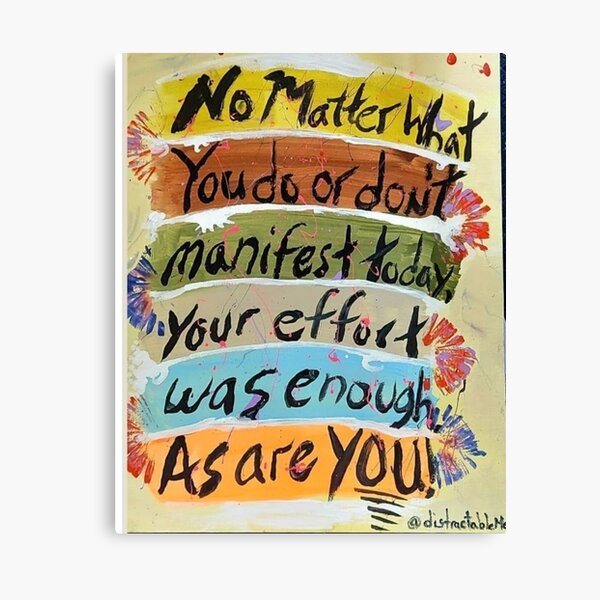 As You Are Wellness Art Canvas Print
