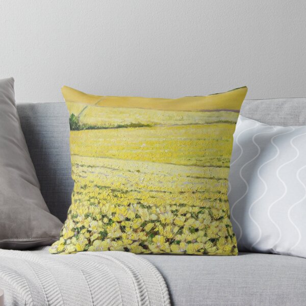 Item preview, Rapeseed Field Fine Art Painting designed and sold by artmanikin.
