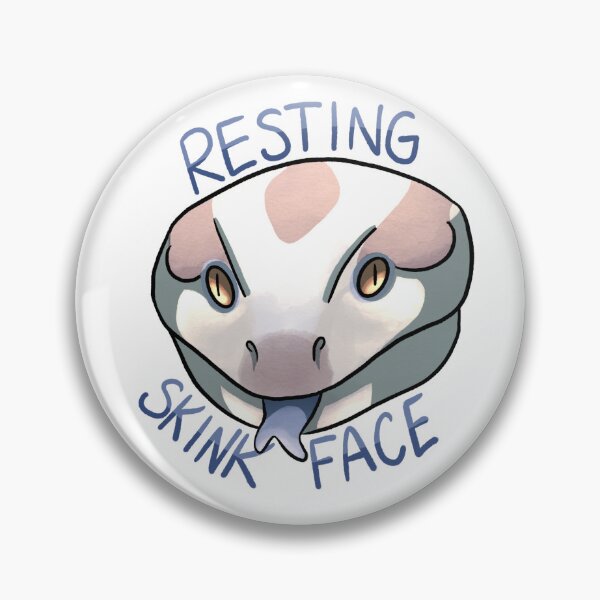 Item preview, Resting Skink Face designed and sold by shelbyecandraw.