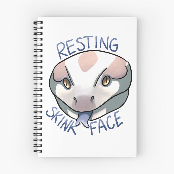 Item preview, Resting Skink Face designed and sold by shelbyecandraw.