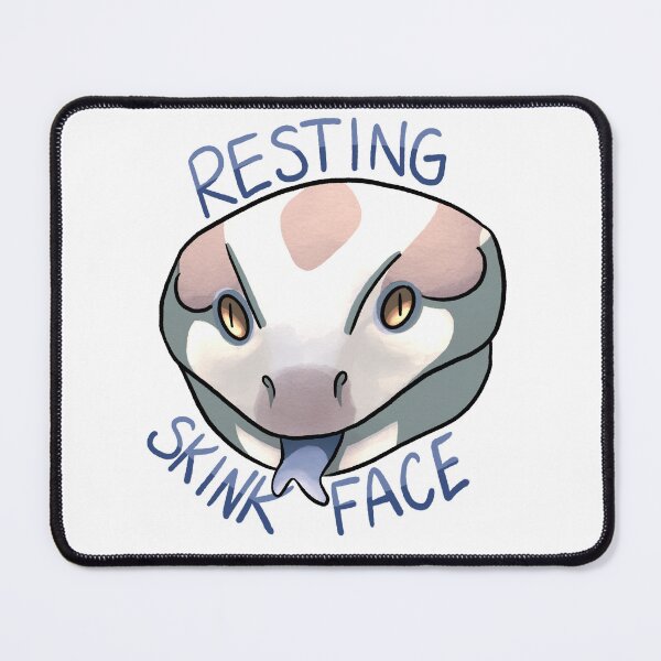 Item preview, Resting Skink Face designed and sold by shelbyecandraw.