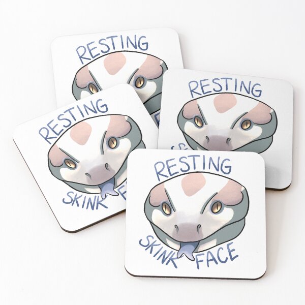 Item preview, Resting Skink Face designed and sold by shelbyecandraw.