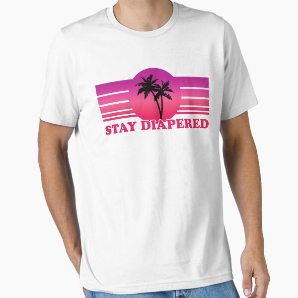 Item preview, Stay Diapered - pink designed and sold by FayeTaylor.