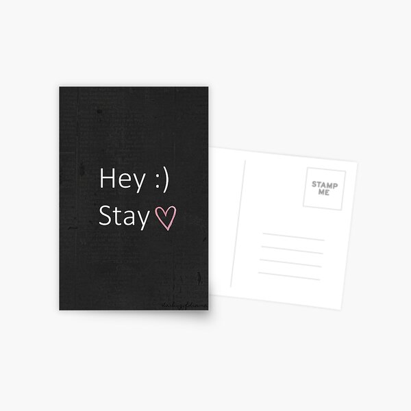Hey Stay Postcard
