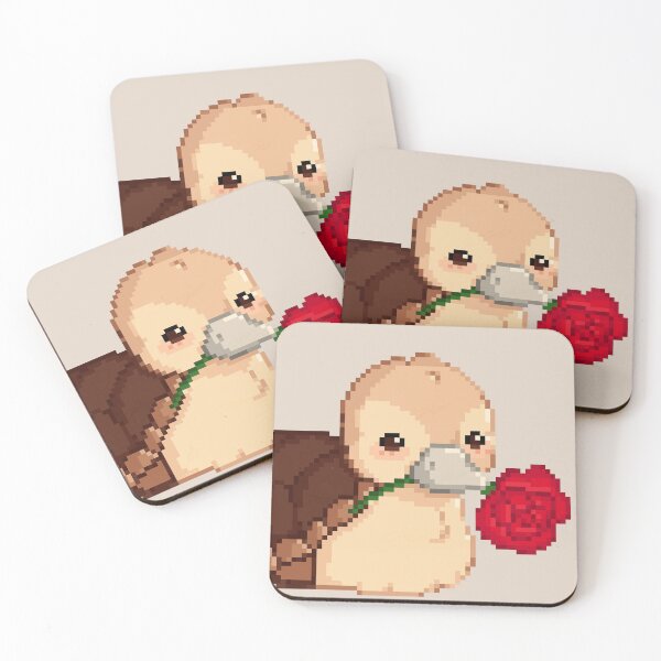 Item preview, ATLA  Pixel Turtle Duck with Rose designed and sold by Zolzo.