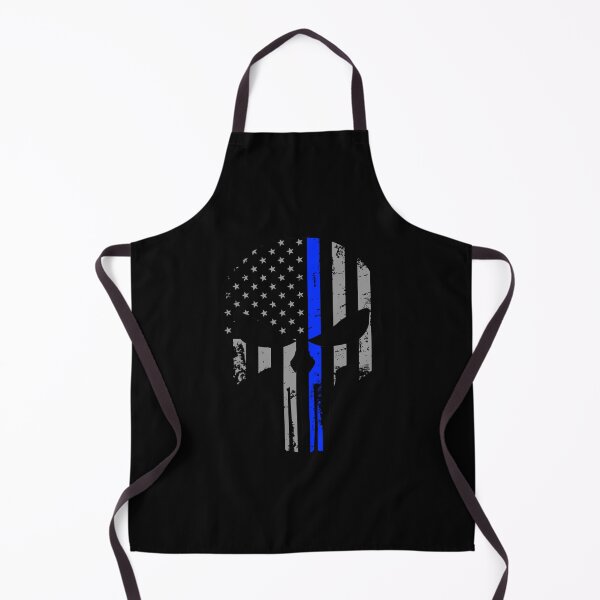 Item preview, Thin Blue Line Patriot Skull designed and sold by AJ  Liber.