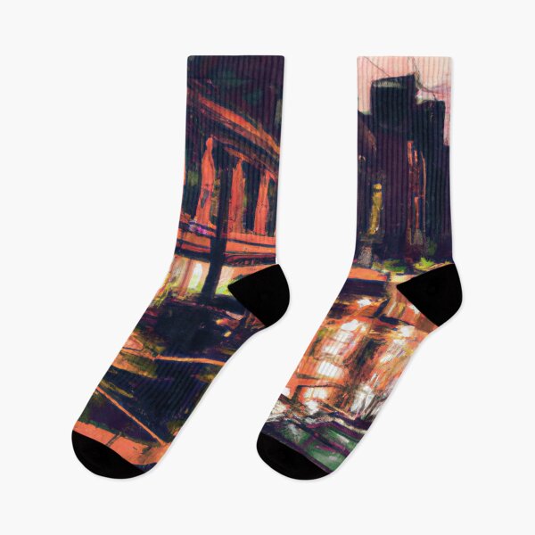 Item preview, New York City Street After the Rain, Fantasy Art designed and sold by Itaya Art.