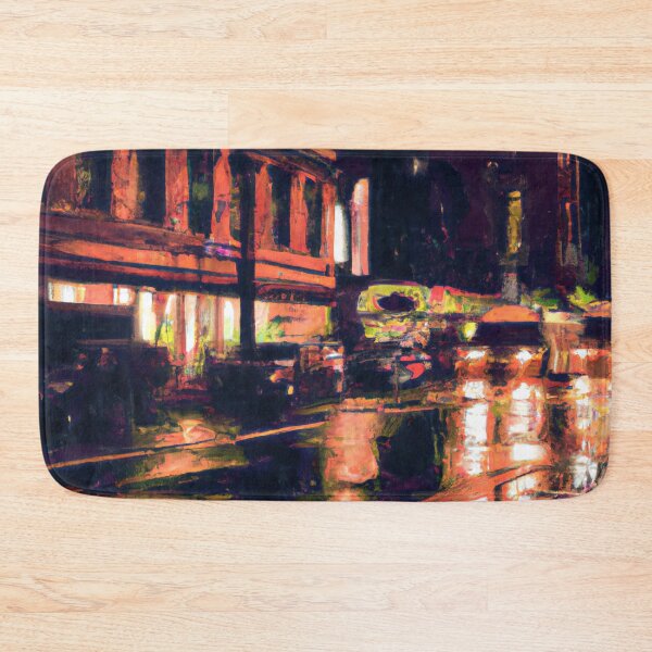 Item preview, New York City Street After the Rain, Fantasy Art designed and sold by Itaya Art.
