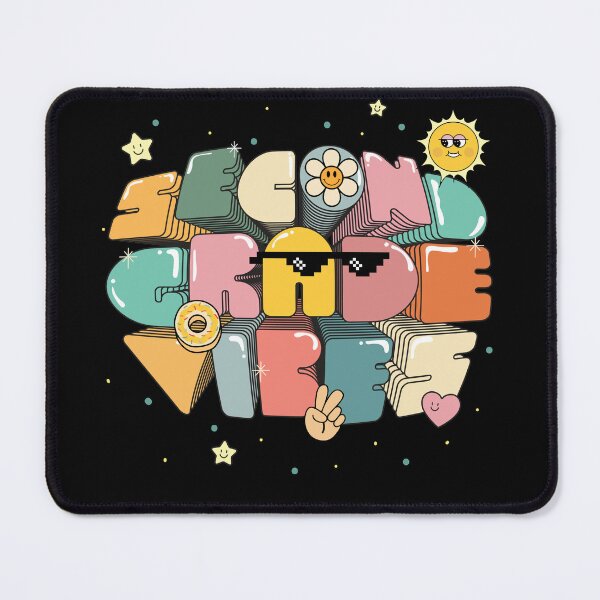 Item preview, Second Grade Vibes - 2nd Grade Team Retro 1st Day of School designed and sold by Mercheesy.