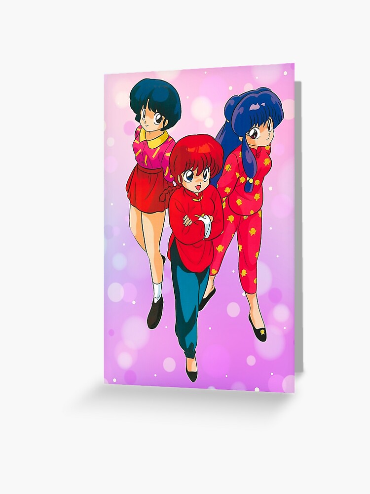 Ranma 1/2: Ranma Saotome, Akane Tendo & Shampoo | Greeting Card