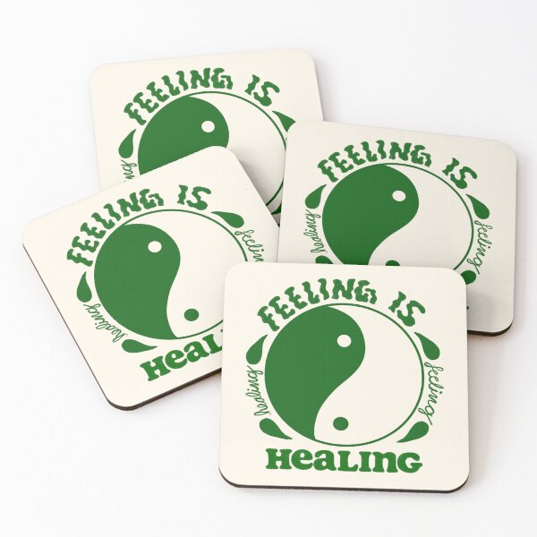Item preview, Feeling is healing, spiritual quote,  designed and sold by SabrinaGold.