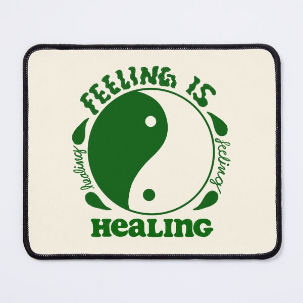 Item preview, Feeling is healing, spiritual quote, designed and sold by SabrinaGold.