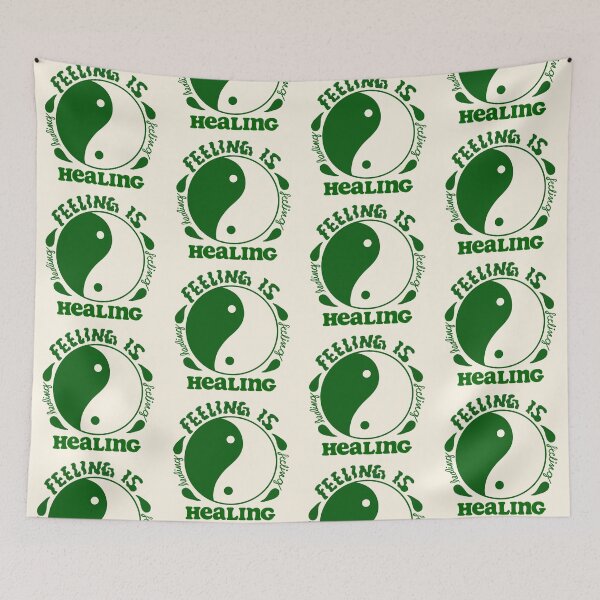 Item preview, Feeling is healing, spiritual quote,  designed and sold by SabrinaGold.