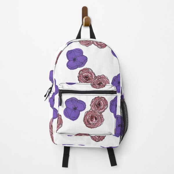 Item preview, Painted purple flowers and roses designed and sold by DentistArt2022.