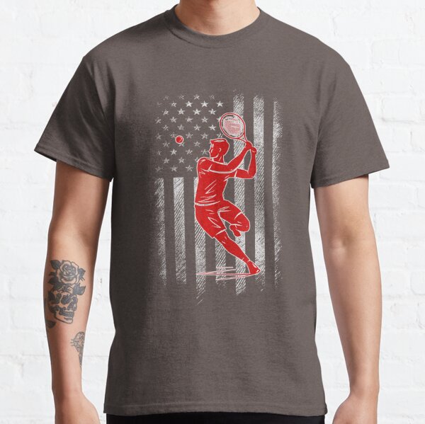 Camiseta deportiva para hombre, color ladrillo, manga corta - racketball  movil