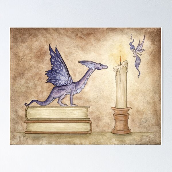 Item preview, Night Reading designed and sold by AmyBrownArt.