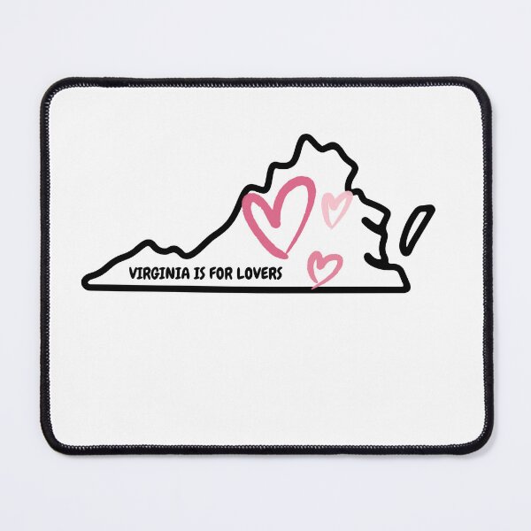 Item preview, Virginia Is For Lovers State Map designed and sold by ZazzyPumpkin.