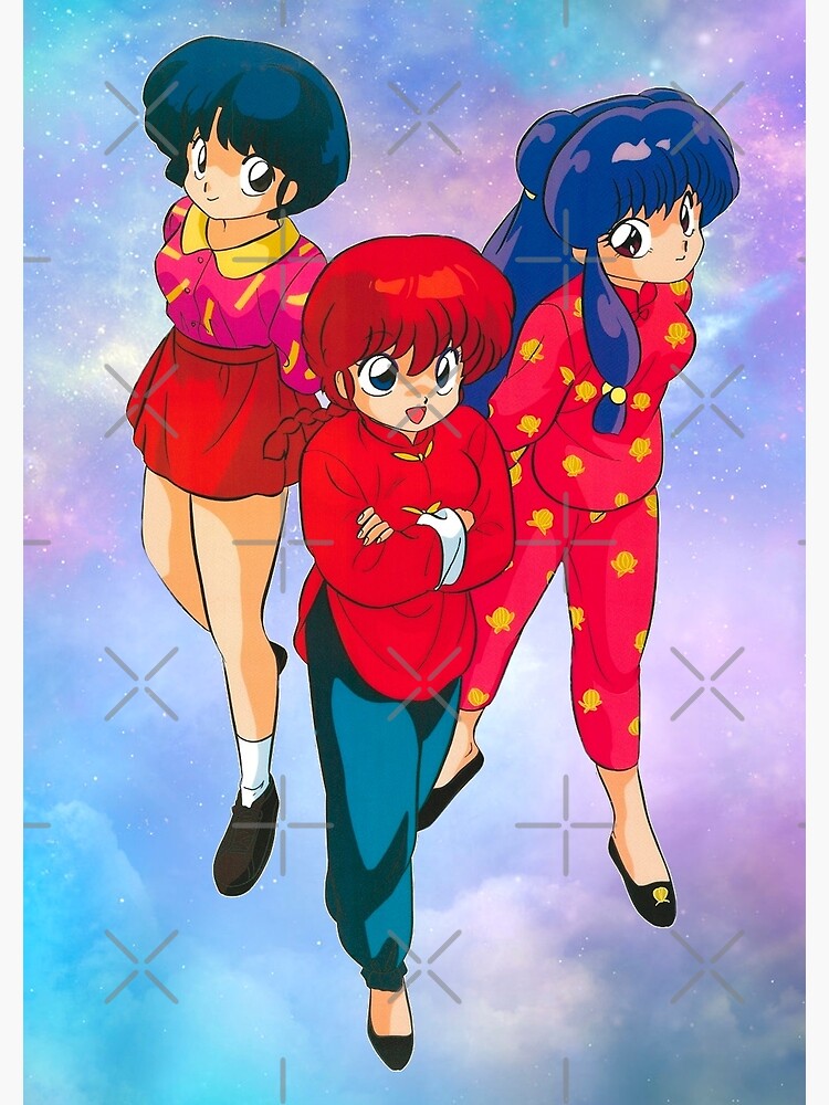 Ranma 1/2: Ranma Saotome, Akane Tendo & Shampoo | Greeting Card