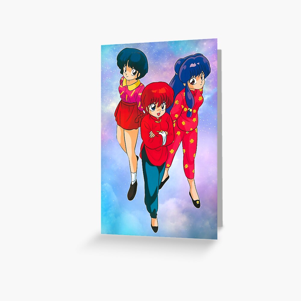 Ranma 1/2: Ranma Saotome, Akane Tendo & Shampoo | Greeting Card