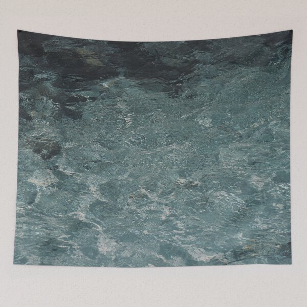 Item preview, CLEAR TURQUOISE ALPINE RIVER WATER designed and sold by anetesees.