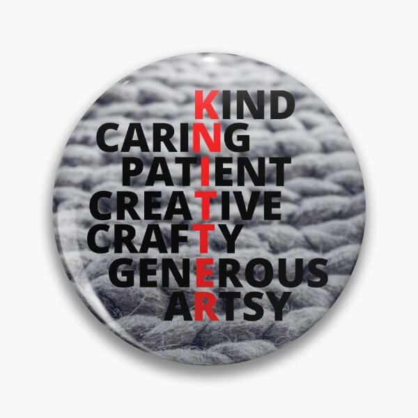 Item preview, Knitter, the skills of a knitting queen on knitted fabric designed and sold by Designbyfia.