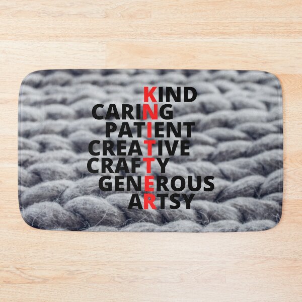Item preview, Knitter, the skills of a knitting queen on knitted fabric designed and sold by Designbyfia.