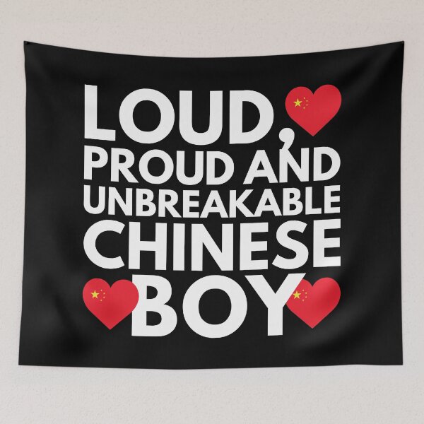 Item preview, I am Chinese Boy Loud, Proud and Unbreakable designed and sold by HelloFromAja.