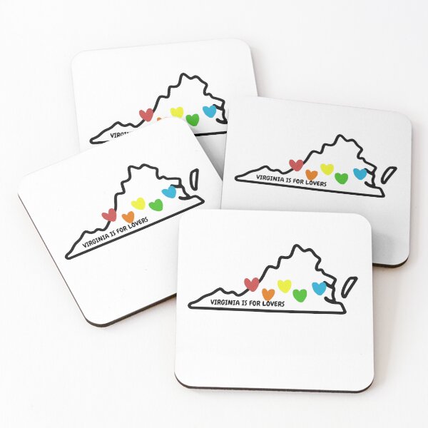 Item preview, Virginia Is For Lovers State Map designed and sold by ZazzyPumpkin.