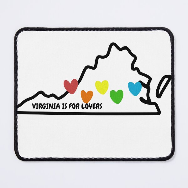 Item preview, Virginia Is For Lovers State Map designed and sold by ZazzyPumpkin.