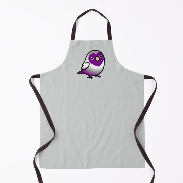 Item preview, Chubby Grey-Ace Grey-Asexual LGBT+ Pride Lovebird designed and sold by birdhism.