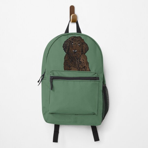 Item preview, A Cute Chocolate Labradoodle designed and sold by rmcbuckeye.