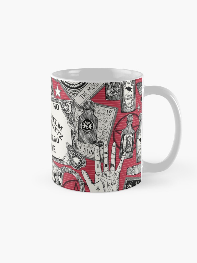 Thumbnail 5 of 6, Coffee Mug, witchcraft red designed and sold by scrummy.