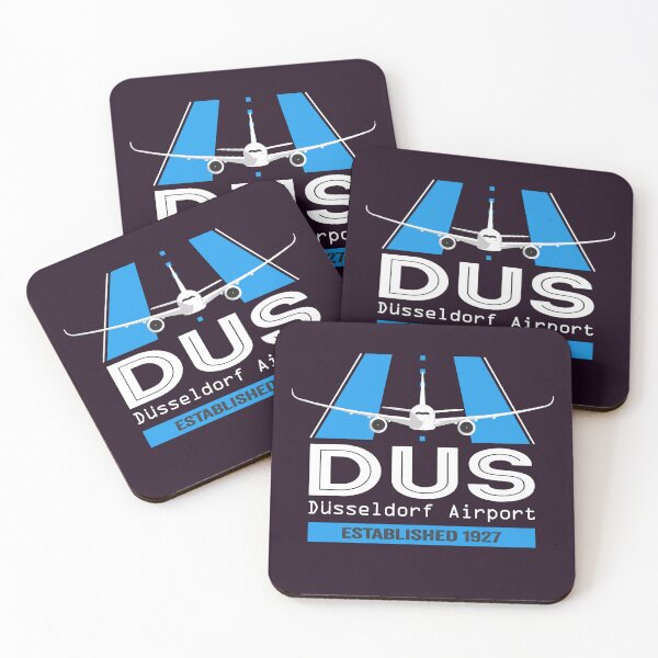 Item preview, DUS Dusseldorf Airport Germany - Plane Design designed and sold by FouDeeziner.