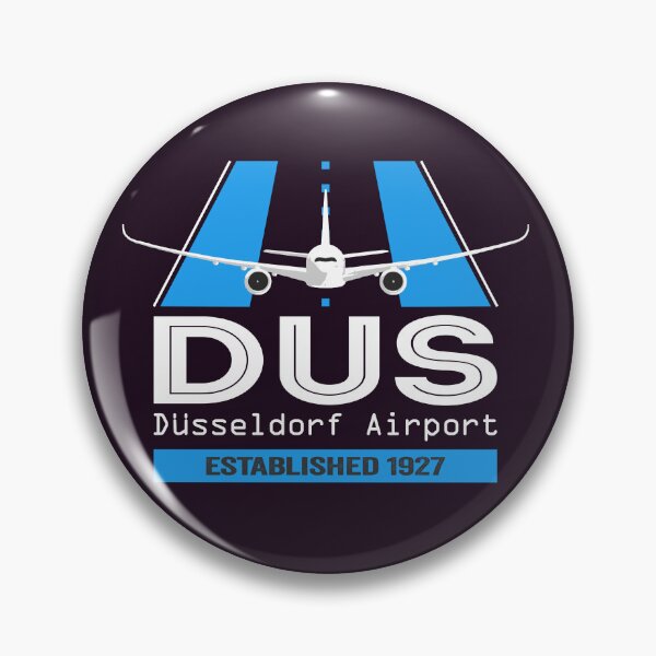 Item preview, DUS Dusseldorf Airport Germany - Plane Design designed and sold by FouDeeziner.
