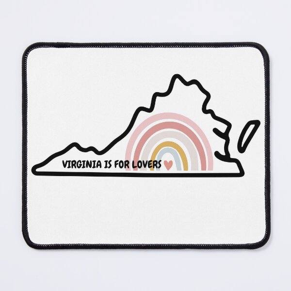 Item preview, Virginia Is For Lovers State Map designed and sold by ZazzyPumpkin.