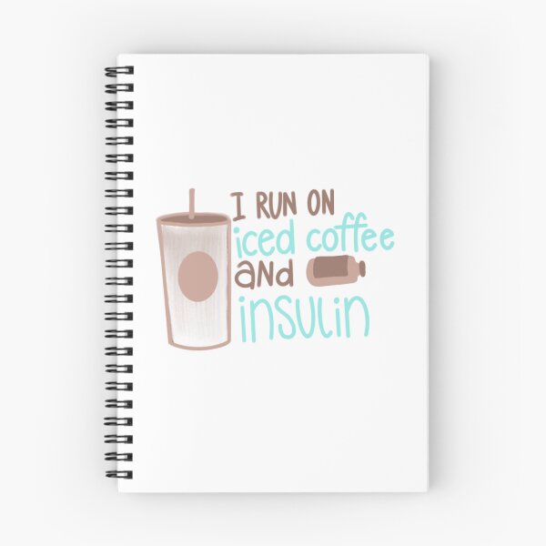Item preview, I run on iced coffee and insulin designed and sold by Diabumblebee.