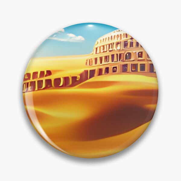 Item preview, Epic coliseum on dunes landscape. designed and sold by Art-Vibrations.