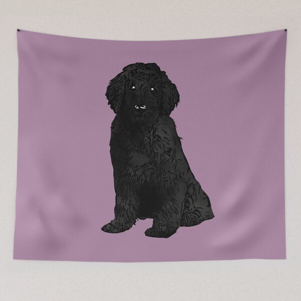Item preview,  A Cute Black Labradoodle  designed and sold by rmcbuckeye.