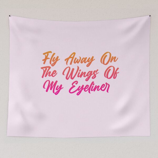 Item preview, Fly away on the wings of my eyeliner designed and sold by Organized Chaos Designs.