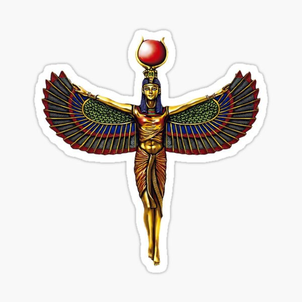 Vista previa del artículo con la obra «Reina Faraón Egipto Diosa Isis - El Antiguo Egipto», diseñado y vendido por backearmuffs275.