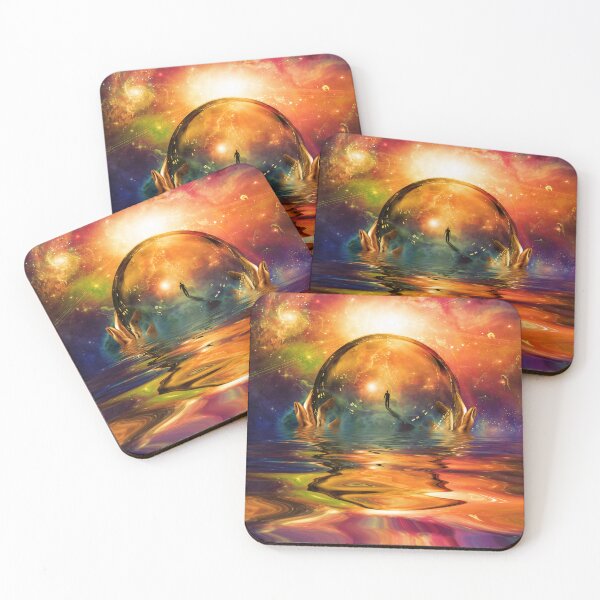 Item preview, Glass sphere in vivid universe designed and sold by rolffimages.