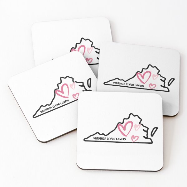 Item preview, Virginia Is For Lovers State Map designed and sold by ZazzyPumpkin.