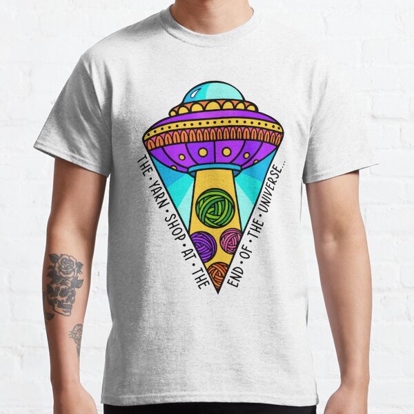 Item preview, Yarn Shop At The End Of The Universe designed and sold by PinkSheepMerch.