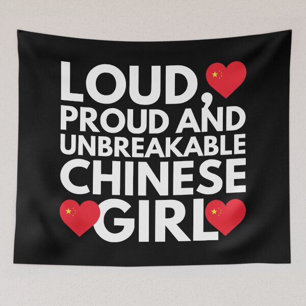 Item preview, Loud, Proud and Unbreakable Chinese Girl from China designed and sold by HelloFromAja.