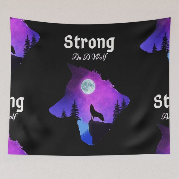 Item preview,   Be Strong As A Wolf  designed and sold by MckinleyArt.