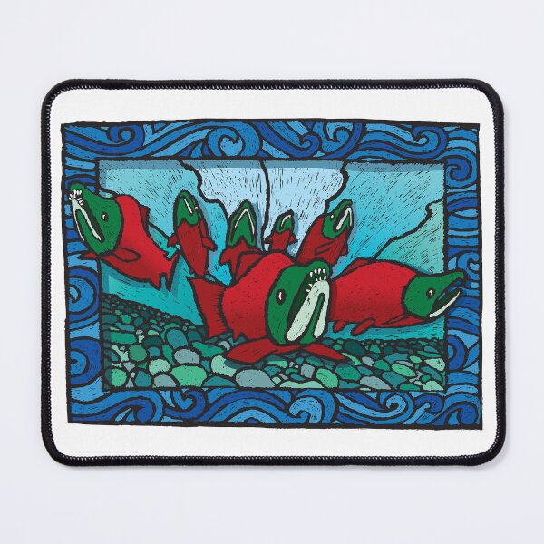 Item preview, Spawning Salmon designed and sold by Sabin Artworks.