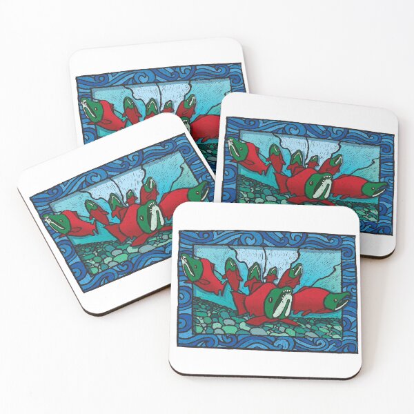 Item preview, Spawning Salmon designed and sold by Sabin Artworks.