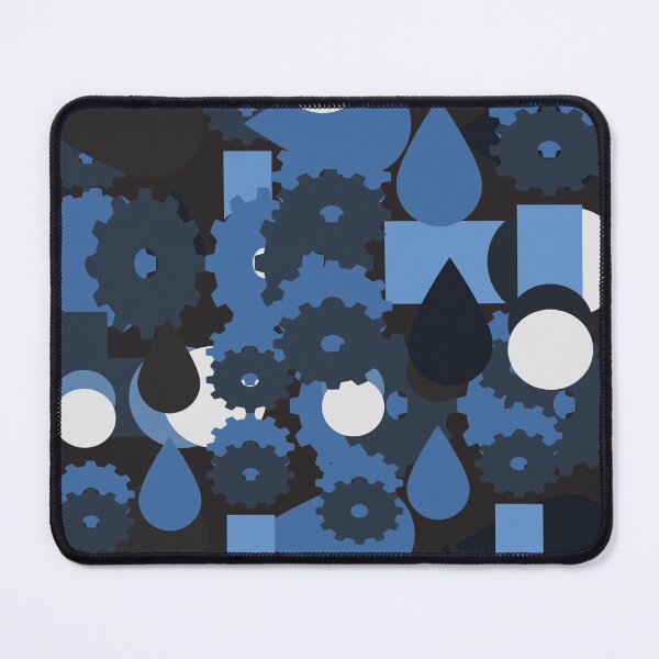 Item preview, Geometric Circles, Rectangles, Cog Pattern Designs designed and sold by delohill.