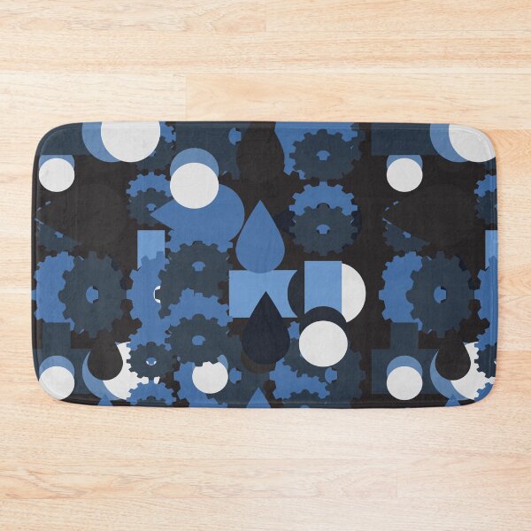Item preview, Geometric Circles, Rectangles, Cog Pattern Designs designed and sold by delohill.