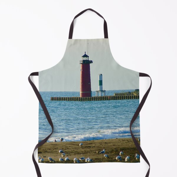 Item preview, Kenosha North Pier Light at Sunrise designed and sold by mamamur.